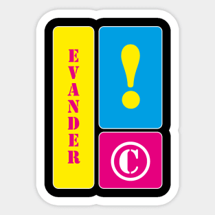 My name is Evander Sticker